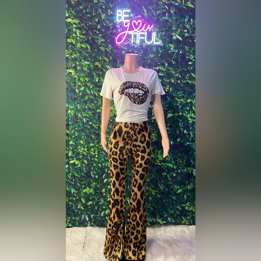 Leopard Print Women's Pants